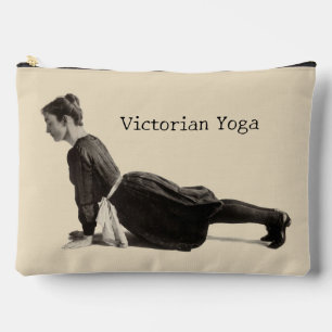 Pochette À Accessoires Impression de femme victorienne de yoga en pose de