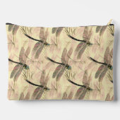 Pochette À Accessoires Impression de libellules vintages (Verso)