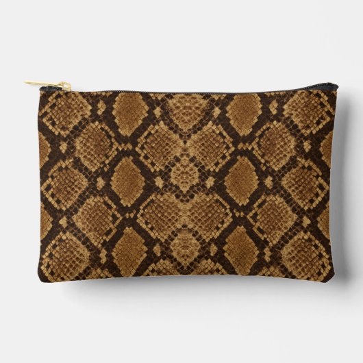 Pochette À Accessoires Impression de peau de python (Recto)