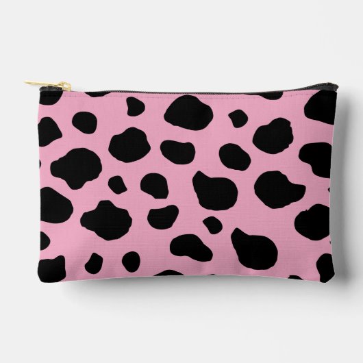 Pochette À Accessoires Impression de vache, Motif de vache, Spots de vach (Recto)