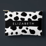 Pochette À Accessoires Impression De Vache, Spots De Vache, Noir Et Blanc<br><div class="desc">Motif de vache élégante, chic et sophistiquée, noir et blanc. Un cadeau moderne et branché, parfait pour l'amant poster de animal de votre vie. Personnalisez en ajoutant votre nom, votre pseudonyme, votre monogramme ou vos initiales.</div>