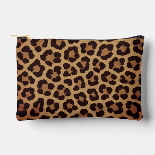 Pochette À Accessoires Imprimé à motifs léopard (Recto)