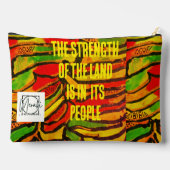 Pochette À Accessoires Imprimé Congo la force de la terre (Verso)