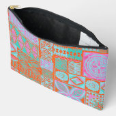 Pochette À Accessoires imprimé tapa hawaïen (Ouvrir)