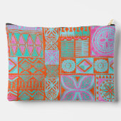 Pochette À Accessoires imprimé tapa hawaïen (Verso)