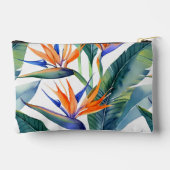 Pochette À Accessoires Imprimeur hawaïenne moderne oiseau de paradis moti (Verso)