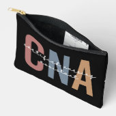 Pochette À Accessoires Infirmière certifiée rétro CNA personnalisée (Ouvrir)