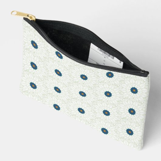 Pochette À Accessoires inspiration du paon (Ouvrir)