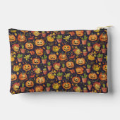 Pochette À Accessoires Inspiré par le Citrouille et le Cactus (Conception (Verso)
