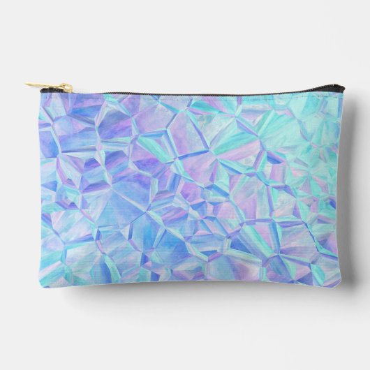 Pochette À Accessoires iridescence glaciale : (Recto)
