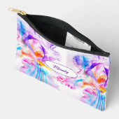 Pochette À Accessoires Iris Iris Fleur Violette Nom de Femme (Ouvrir)