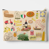 Pochette À Accessoires Italie Symboles Amateurs de voyage (Verso)