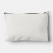 Pochette À Accessoires Ivory | Chic Floral Bridesmaid Print Cut Sew Bag (Verso)