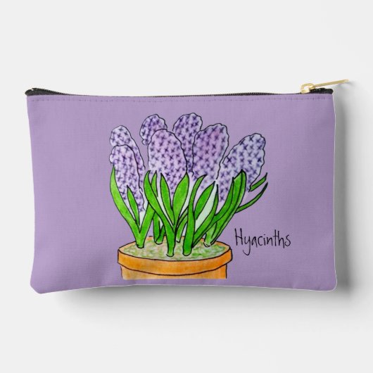 Pochette À Accessoires Jacinthes (Verso)