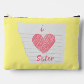 Pochette À Accessoires j'aime ma soeur (Recto)