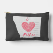 Pochette À Accessoires j'aime mon père (Recto)