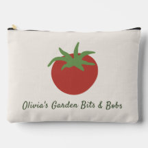 Jardin de tomates rouges minimaliste personnalisé