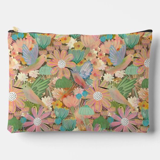 Pochette À Accessoires Jardin des colibris (Recto)