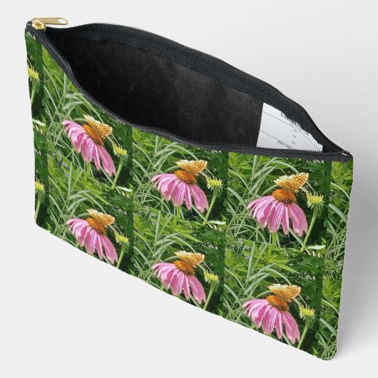 Pochette À Accessoires Jardins heureux (Ouvrir)