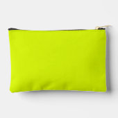 Pochette À Accessoires jaune fluorescent - ajoutez votre logo (Verso)