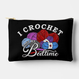 Pochette À Accessoires Je Crochète Passé Mon Heure de Coucher