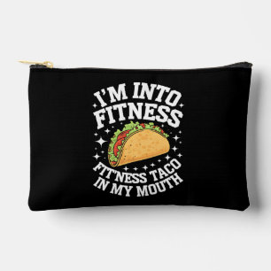 Pochette À Accessoires Je suis dans le fitness Fitness Taco dans ma bouch