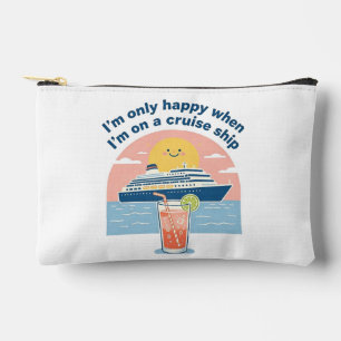 Pochette À Accessoires Je suis seulement heureux, quand je suis sur un ba