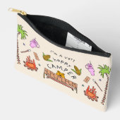 Pochette À Accessoires "Je suis un très heureux Camper" (Ouvrir)