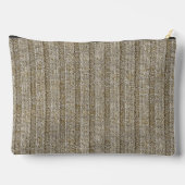 Pochette À Accessoires Jersey Stripe Knit Pattern in Soft Beige (Verso)