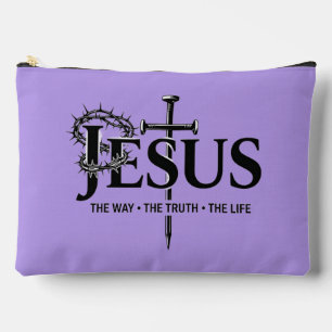 Pochette À Accessoires Jésus le chemin, la vérité, la vie !