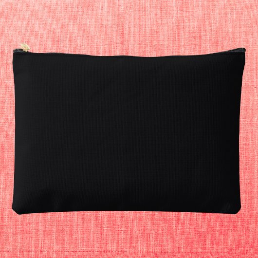 Pochette À Accessoires Jet noir couleur solide