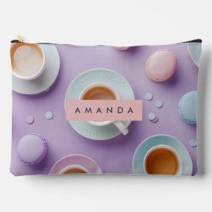 Pochette À Accessoires Joie de fête de thé pastel personnalisée