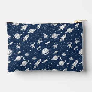 Pochette À Accessoires Joli astronaute de l'espace et planètes