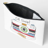 Pochette À Accessoires Joli Doodle de caméra Oh Snap (Ouvrir)