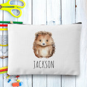Pochette À Accessoires Joli Hérisson ! Coque de crayon personnalisé ou