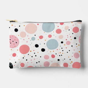 Pochette À Accessoires Joli motif à pois blanc