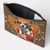 Pochette À Accessoires Joli petit Beagle. (Ouvrir)
