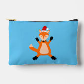Pochette À Accessoires Joli renard de Noël (Recto)