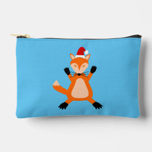 Pochette À Accessoires Joli renard de Noël