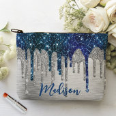 Pochette À Accessoires Jolie Parties scintillant bleue moderne Drivers mo