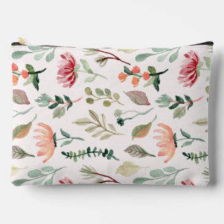 Pochette À Accessoires Jolies fleurs rustiques d'aquarelle Jolie motif