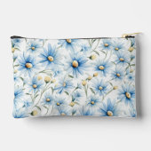 Pochette À Accessoires Jolies marguerites bleues (Verso)