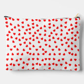 Pochette À Accessoires Jouer Coeurs rouges Blanc (Verso)