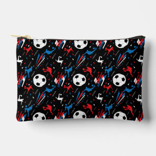 Pochette À Accessoires Joueur de soccer - Rouge Blanc Bleu Freestyle
