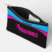Pochette À Accessoires Joueuse de football femmes, cadeau d'anniversaire  (Ouvrir)
