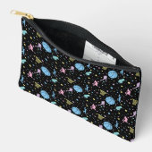Pochette À Accessoires Joueuses de basket-ball - Motif d'étoiles (Ouvrir)