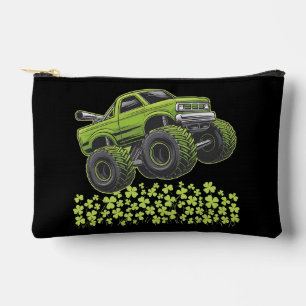 Pochette À Accessoires Jour de la Saint-Patrick Monster Truck Lucky Shamr