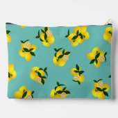 Pochette À Accessoires Jours de citron Turquoise (Verso)