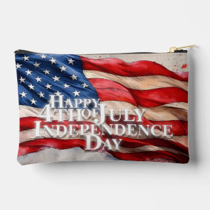 Pochette À Accessoires Joyeux 4 juillet - Jour de l'Indépendance