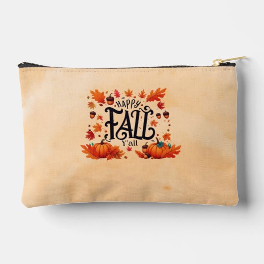 Pochette À Accessoires Joyeux Automne à tous classique (Verso)